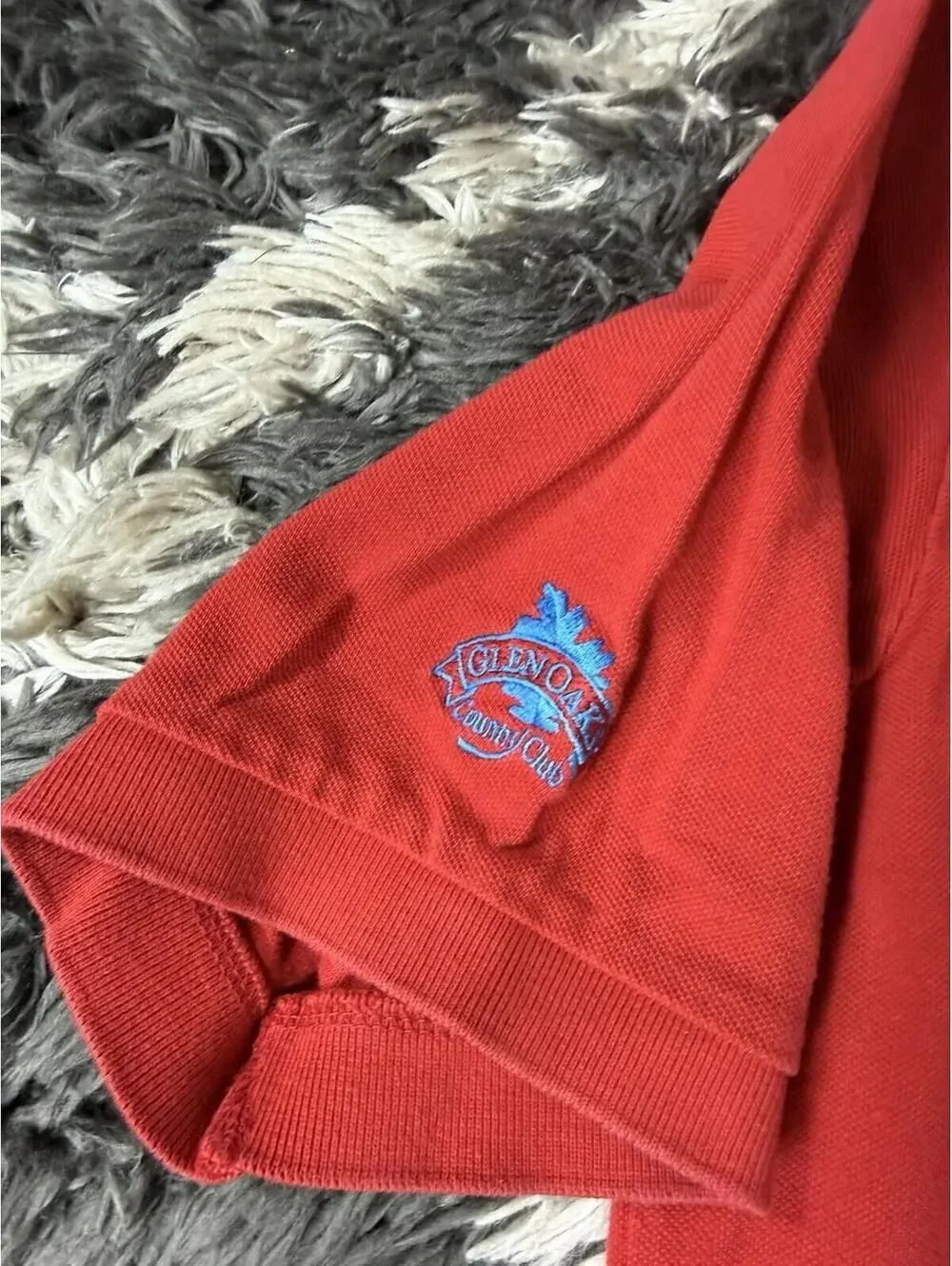 Vintage 90s Polo Ralph Lauren Golf Shirt Men’s Medium Red Single Stitch USA Made